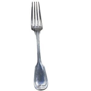 Christofle Chinon Silverplate Salad Fork 7" - Monogrammed on Back